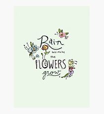 Rain Will Make The Flowers Grow Photographic Print
