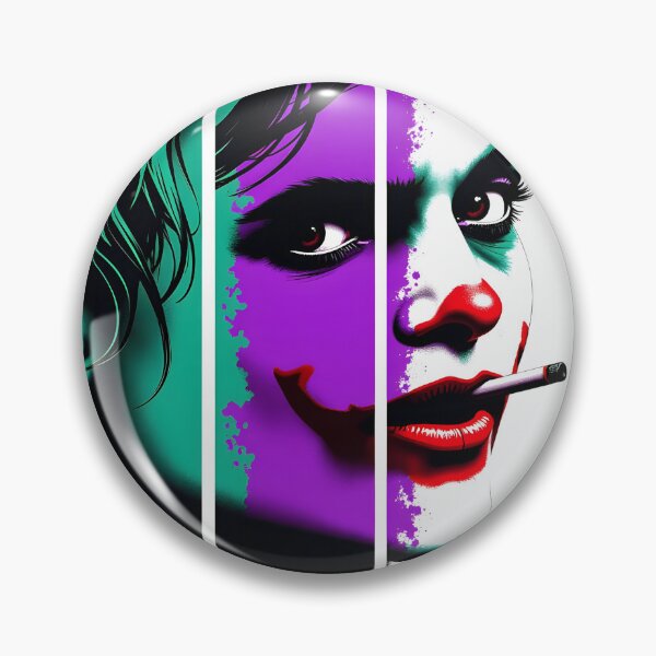Item preview, Female Joker street art style designed and sold by Fab-Haven.