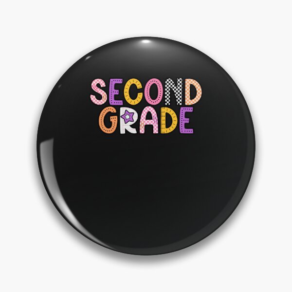 Item preview, Second Grade Colorful School Supplies Checkerboard Back To School designed and sold by diyoor.