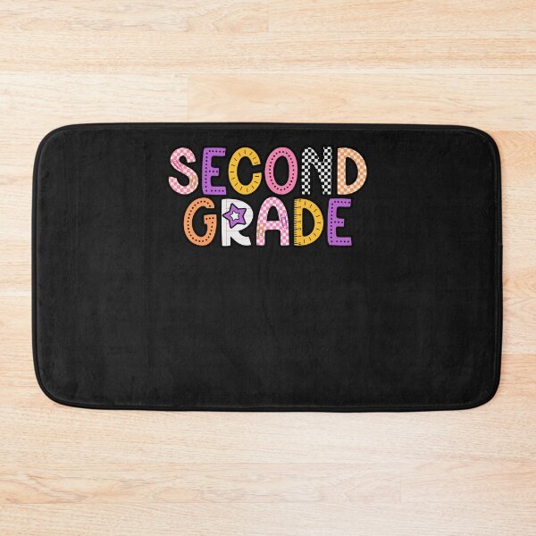 Item preview, Second Grade Colorful School Supplies Checkerboard Back To School designed and sold by diyoor.