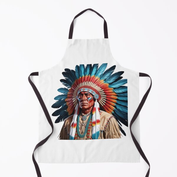 Item preview, Resplendent Native American Chief designed and sold by artistmagicshop.