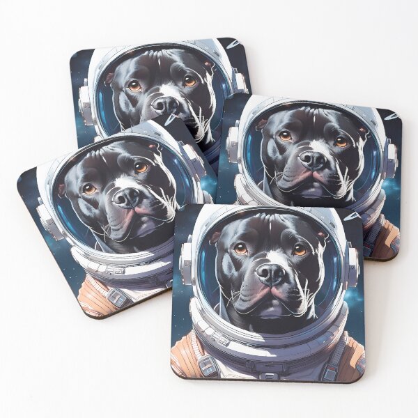 Item preview, Amstaff in Space designed and sold by CosmoDigitally.
