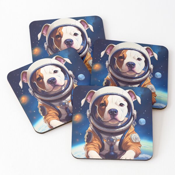 Item preview, Amstaff Astronaut designed and sold by CosmoDigitally.