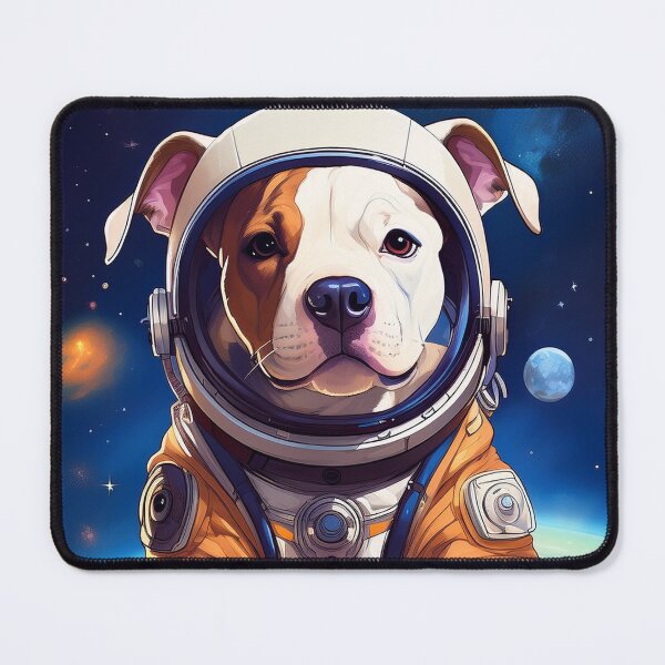 Item preview, Amstaff Astronaut designed and sold by CosmoDigitally.