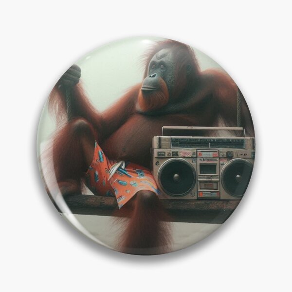 Item preview, "Orangutans: Swingin' with the Beat!" designed and sold by Print Fiction.