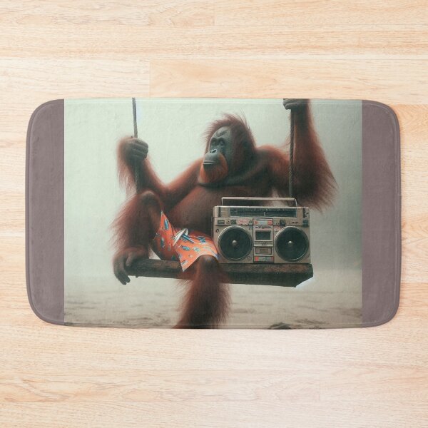 Item preview, "Orangutans: Swingin' with the Beat!" designed and sold by Print Fiction.