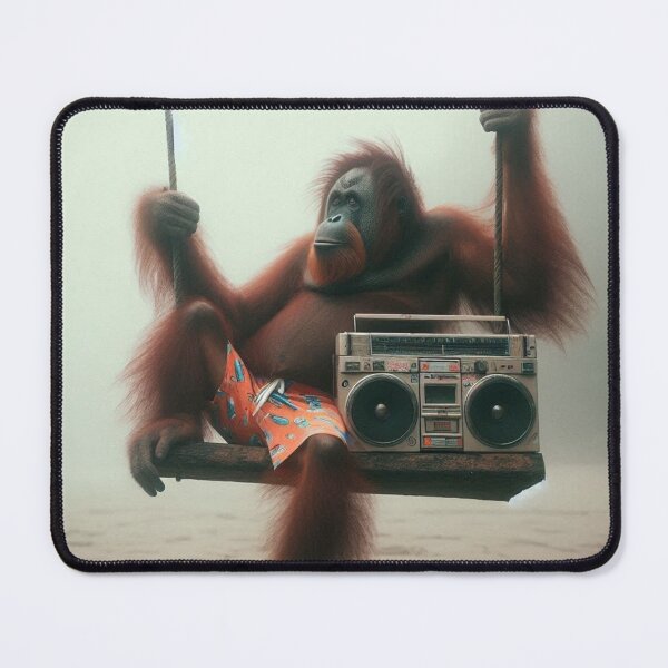 Item preview, "Orangutans: Swingin' with the Beat!" designed and sold by Print Fiction.