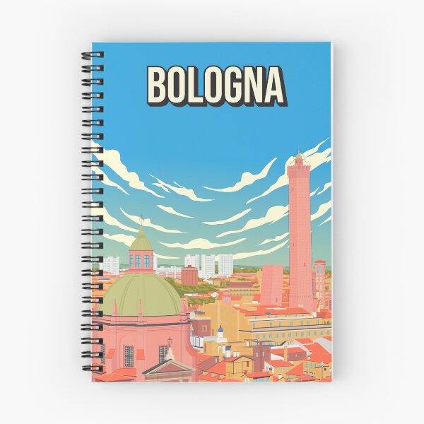 Item preview, Bologna Italy Vintage Travel Poster designed and sold by Stadify.