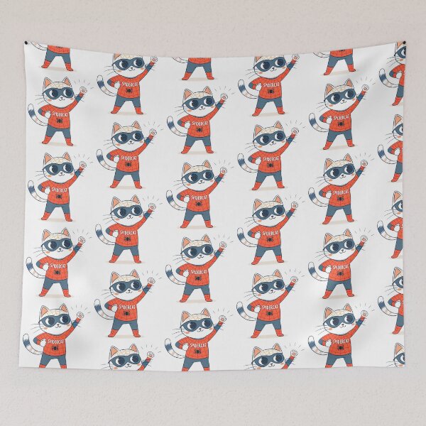 Item preview, Spider-Cat on Duty designed and sold by SibMa.
