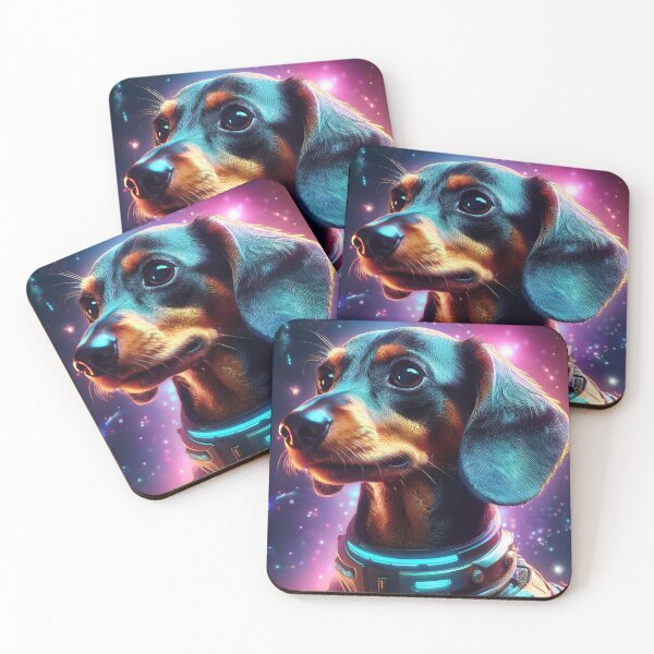 Item preview, Space Dachshund designed and sold by CosmoDigitally.