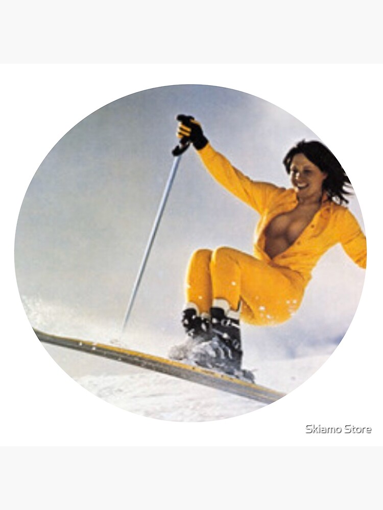 70年代 ビンテージ SKIPOLES＆SKI スキー デザイン ポスター 70年代 ビンテージ SKIPOLES＆SKI スキー デザイン ポスター
