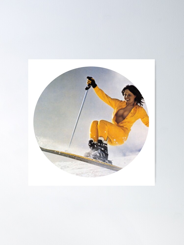70年代 ビンテージ SKIPOLES＆SKI スキー デザイン ポスター 70年代 ビンテージ SKIPOLES＆SKI スキー デザイン ポスター