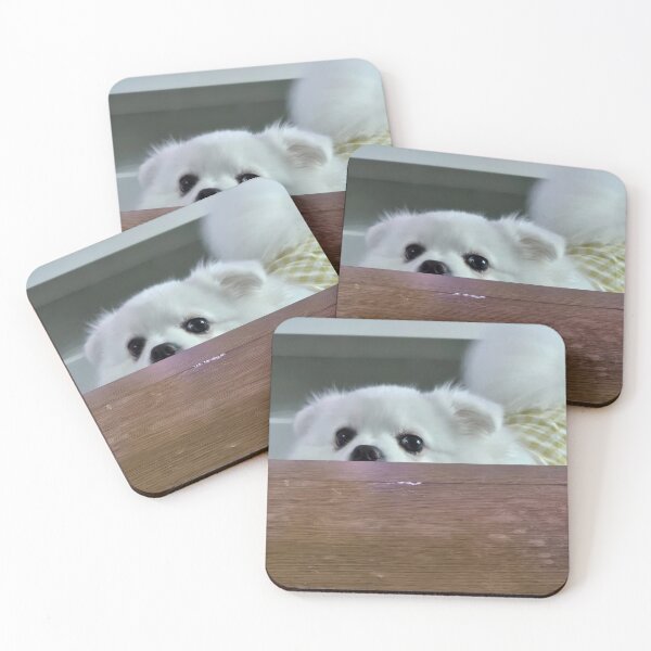 Item preview, white dog designed and sold by 7pitz.