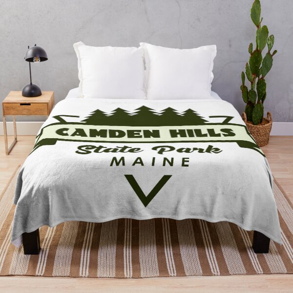 Item preview, Camden Hills State Park Maine Trees And Ribbon designed and sold by bivenart.