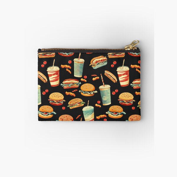 Item preview, Fast Food and Drinks Pattern | Retro Style designed and sold by UnhingedBird.