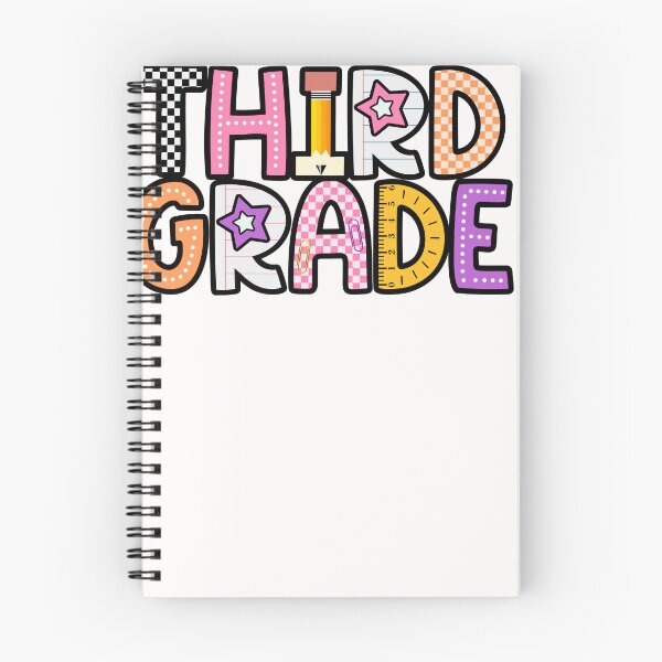 Item preview, Third Grade Colorful School Supplies Checkerboard Back To School designed and sold by cawtoon.