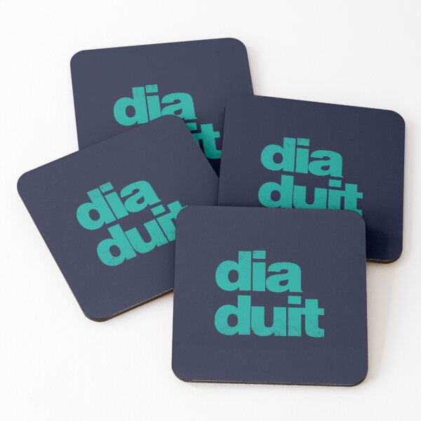 Item preview, Dia Duit - Hello as Gaeilge - Irish - Green designed and sold by unrealindeed.