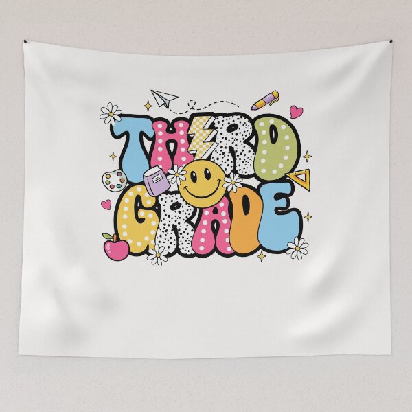 Item preview, third grade Retro Back to School Coquete designed and sold by cawtoon.