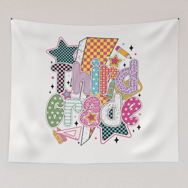 Item preview, Third Grade, Preppy Back to School designed and sold by cawtoon.