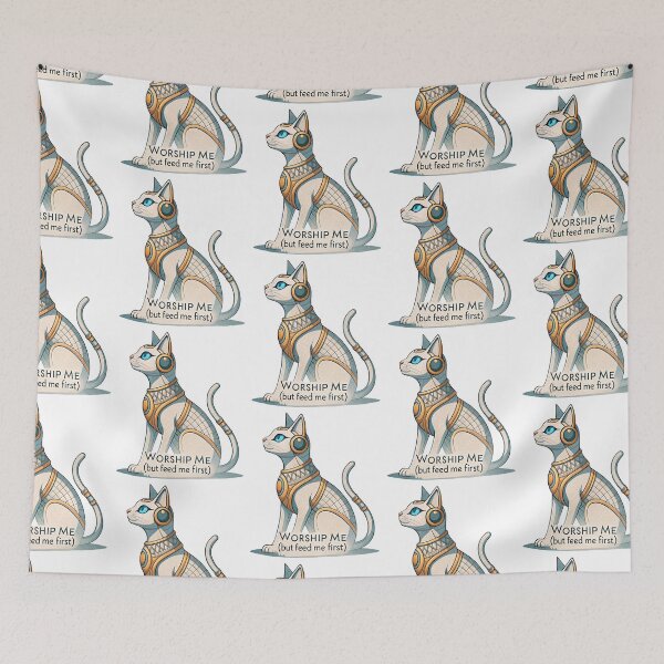 Item preview, Pharaoh Cat Demands designed and sold by SibMa.