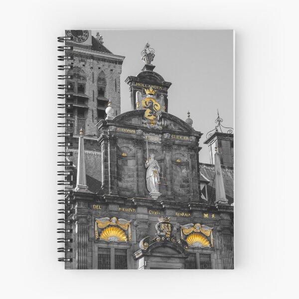 Item preview, City Hall Facade, Delft – Selective Gold designed and sold by expat-camera.
