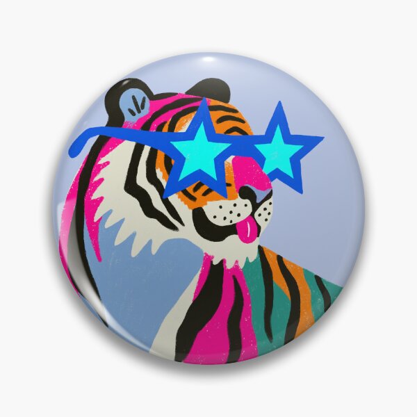 Item preview, Colorful Star Tiger designed and sold by Itouchedabee.