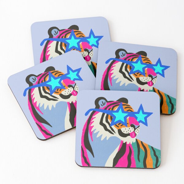 Item preview, Colorful Star Tiger designed and sold by Itouchedabee.