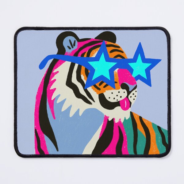 Item preview, Colorful Star Tiger designed and sold by Itouchedabee.