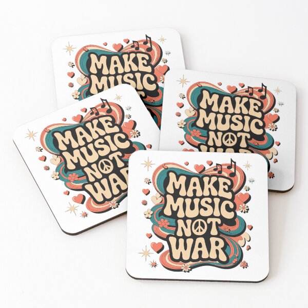 Item preview, Make music not war designed and sold by Buffy Butler.