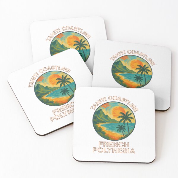 Item preview, Tahiti Coastline - French Polynesia designed and sold by inkNext.