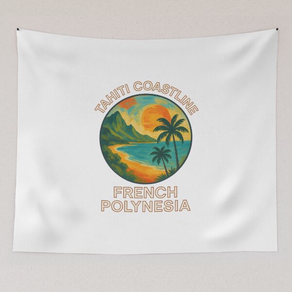 Item preview, Tahiti Coastline - French Polynesia designed and sold by inkNext.