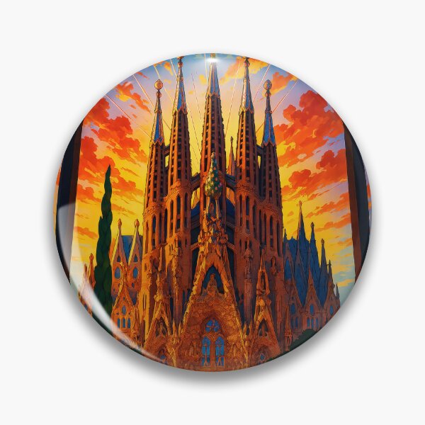 Item preview, LA SAGRADA FAMILIA - Five Fingers in the Sky - House of the Holy 3 designed and sold by Earth Celebration Designs.