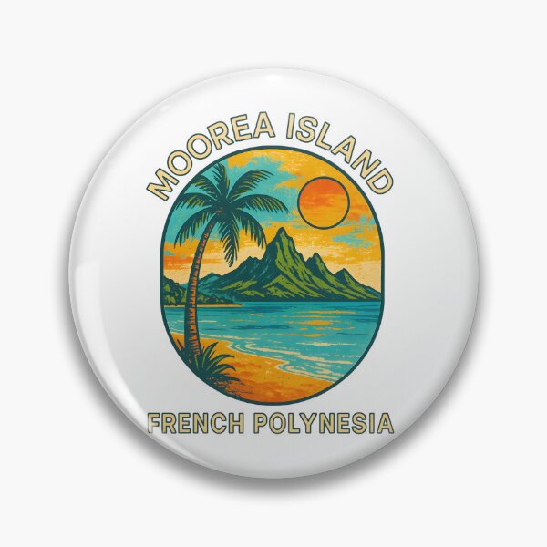 Item preview, Moorea Island - French Polynesia designed and sold by inkNext.