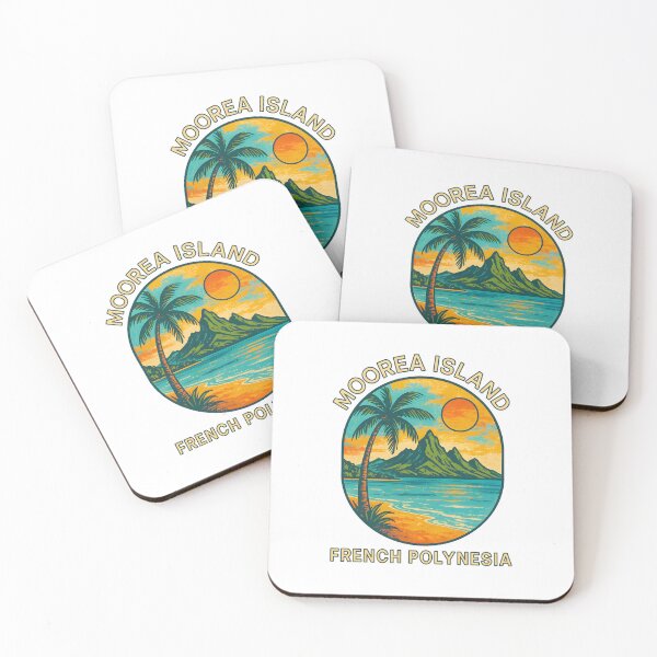 Item preview, Moorea Island - French Polynesia designed and sold by inkNext.