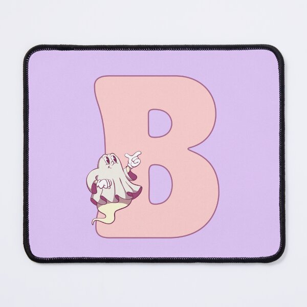 Item preview, Pink groovy letter B designed and sold by BritishDelights.