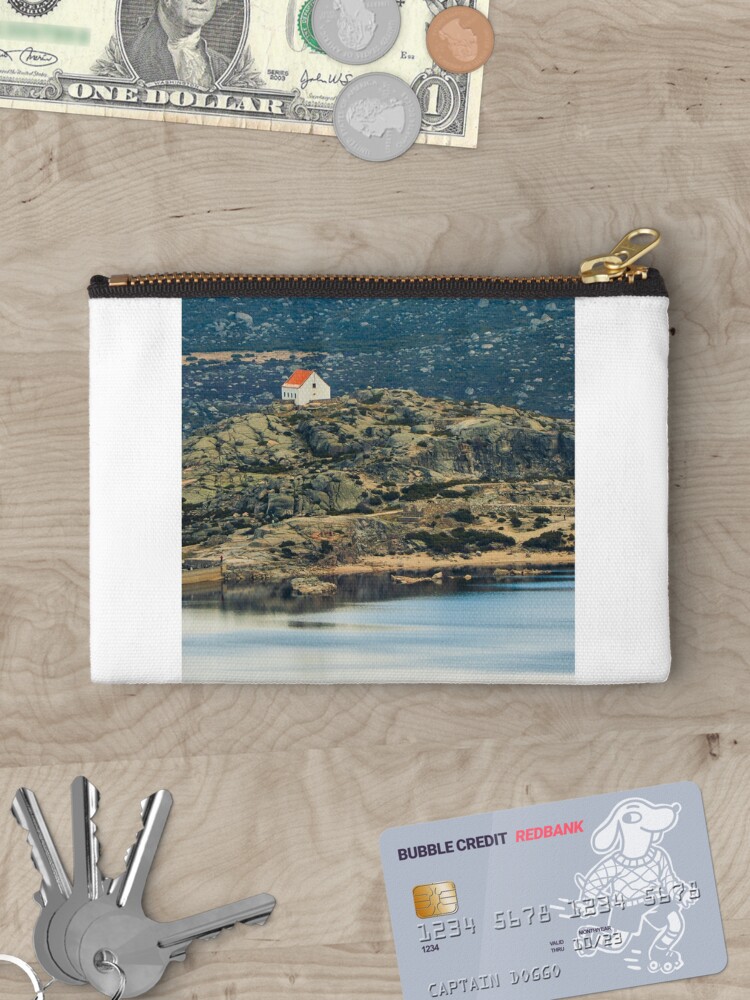 Thumbnail 3 of 4, Zipper Pouch, Solitary House Above Lagoa Comprida, Serra da Estrela – Portugal designed and sold by expat-camera.