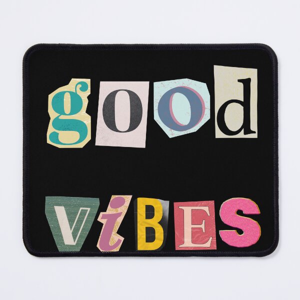 Item preview, Good Vibes Text Art designed and sold by MurellosArt.
