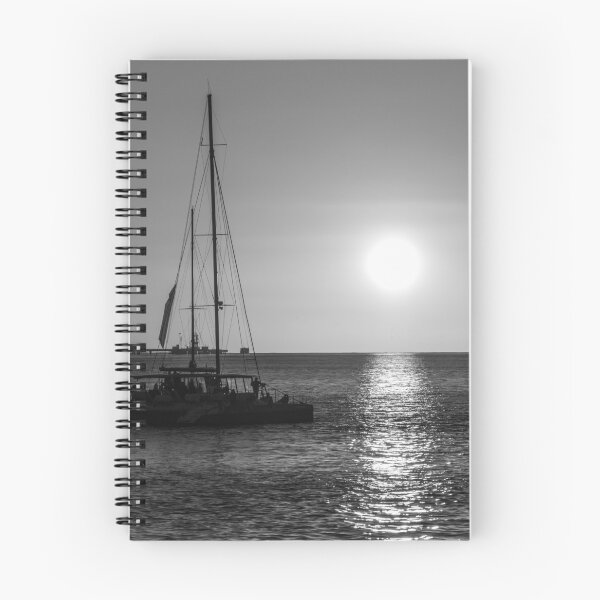 Item preview, Catamaran Sunset Silhouette, Tagus River – Monochrome designed and sold by expat-camera.