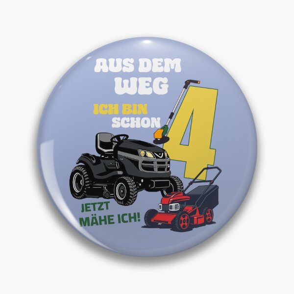 Item preview, 4th Birthday - Boy 4 Years Lawnmower Tractor Saying designed and sold by FoxyS.