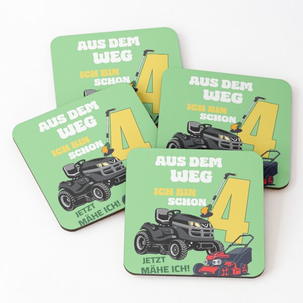 Item preview, 4th Birthday - Boy 4 Years Lawnmower Tractor Saying designed and sold by FoxyS.