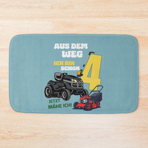 Item preview, 4th Birthday - Boy 4 Years Lawnmower Tractor Saying designed and sold by FoxyS.