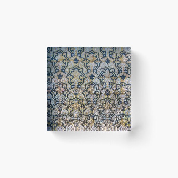 Item preview, Golden Mudéjar Tile Pattern, Seville designed and sold by expat-camera.