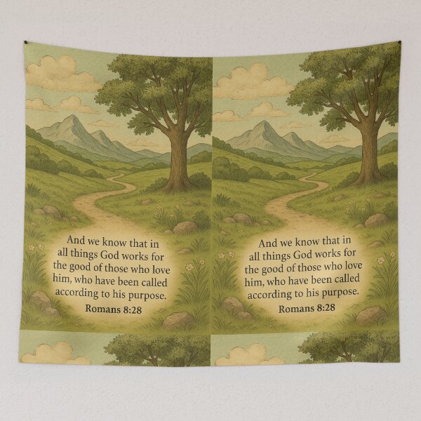Item preview, Romans 8:28 designed and sold by PeacefulHShop.