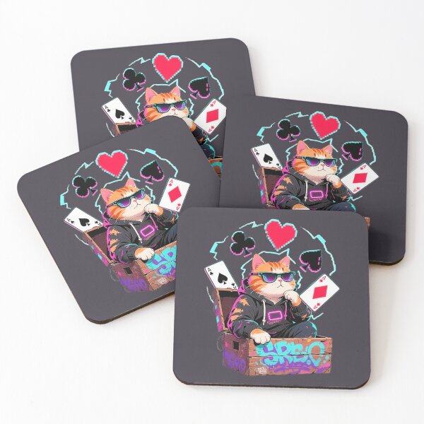 Item preview, Poker Cat designed and sold by LiuBaoBao.