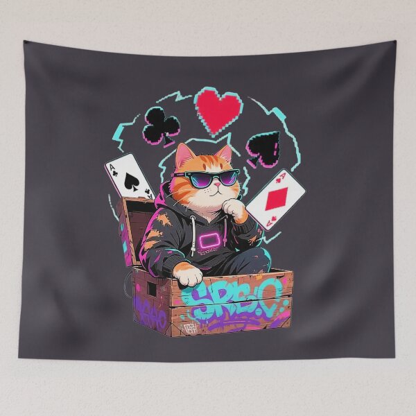 Item preview, Poker Cat designed and sold by LiuBaoBao.