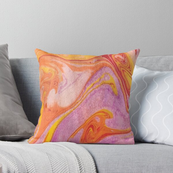 Item preview, Sunset Ebru designed and sold by DyedCloudStudio.