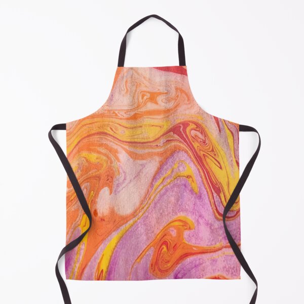 Item preview, Sunset Ebru designed and sold by DyedCloudStudio.