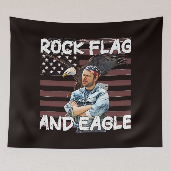 Item preview, Rock Flag And Eagle designed and sold by Hlz-0118.