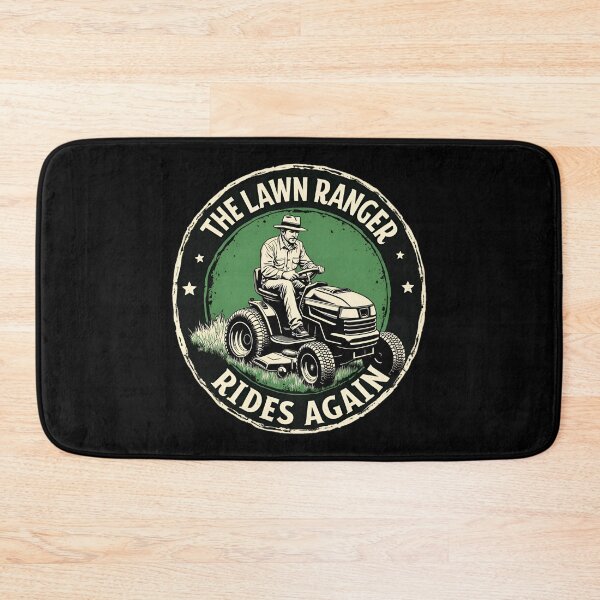 Item preview, The Lawn Ranger Rides Again Lawn Tractor Mowing  designed and sold by Blok45.