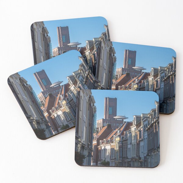 Item preview, “Inktpot” UFO Above a Utrecht Side Street designed and sold by expat-camera.
